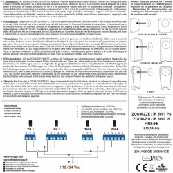 Fotocellula da esterno/parete per cancelli 12-24V
