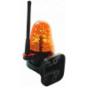 Lampeggiante universale lampeggiatore CON ANTENNA A LED DA 12V A 230V AC DC per automazione cancelli sbarre garage