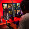 Microfono GAMMING USB con illuminazione LED RGB di Registrazione a Condensatore