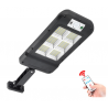 Faretto lampione con 128 led SMD da esterno pannello solare sensore di movimento