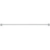 KIT BARRE SOTTOPENSILI CUCINA CON GANCI SUPPORTO SOTTO BARRA PENSILE STOVIGLIE CROMATO OPACO