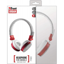 Cuffie Trust Urban con Microfono auricolari con audio alta qualità ripiegabili 20073