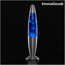 Lampada di lava Magma Blu INNOVAGOODS in Alluminio Vetro Cera Acqua Da Tavolo