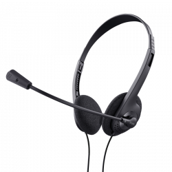 Cuffie per Video Chat leggere per laptop PC Smartphone con Comandi Volume TRUST 24659