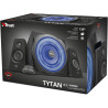 Set altoparlanti Csse PC Trust 20562 Tytan 2.1 Illuminati a Led Con Subwoofer