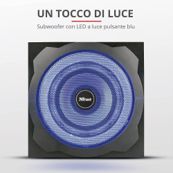 Set altoparlanti Csse PC Trust 20562 Tytan 2.1 Illuminati a Led Con Subwoofer