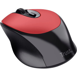Mouse Wireless Ricaricabile Rosso Con Batteria Integrata 4 pulsanti USB-C 1600DPI 24019