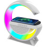 Lampada LED RGB con Ricarica Wireless Bluetooth Speaker Ricaricabile Radio FM SD 2301