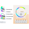 Lampada LED RGB con Ricarica Wireless Bluetooth Speaker Ricaricabile Radio FM SD 2301