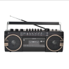Radio Boombox Bluetooth Stereo Portatile Lettore Cassette Portatile O Cavo FM-AM Vintage Retro' 123BT