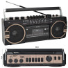 Radio Boombox Bluetooth Stereo Portatile Lettore Cassette Portatile O Cavo FM-AM Vintage Retro' 123BT