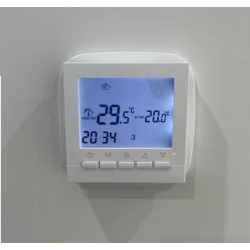 Crono Termostato Wi-Fi da parete per caldaia gas scatola 503 da incasso 3 Posti