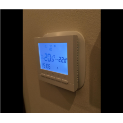 Crono Termostato Wi-Fi da parete per caldaia gas scatola 503 da incasso 3 Posti