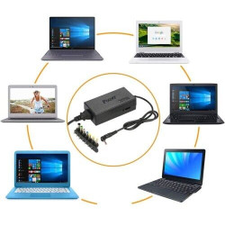 Alimentatore Universale Notebook 120W Caricabatterie Universale PC 8 Adattatori