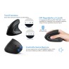 Mouse Verticale Ergonomico Wireless Ricaricabile Senza Fili 6 Pulsanti X PC MAC