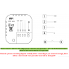 Cronotermostato Termostato Programmabile WiFi Wireless Digitale SETTIMANALE incluso cornice per cassetta 503 IOS ANDROID LCD CA